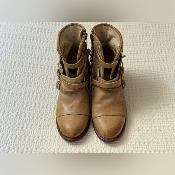 Freebird by Steven Crue Strapy Ankle Boots Women's Size 8 Boho Western Leather - Picture 3 of 16